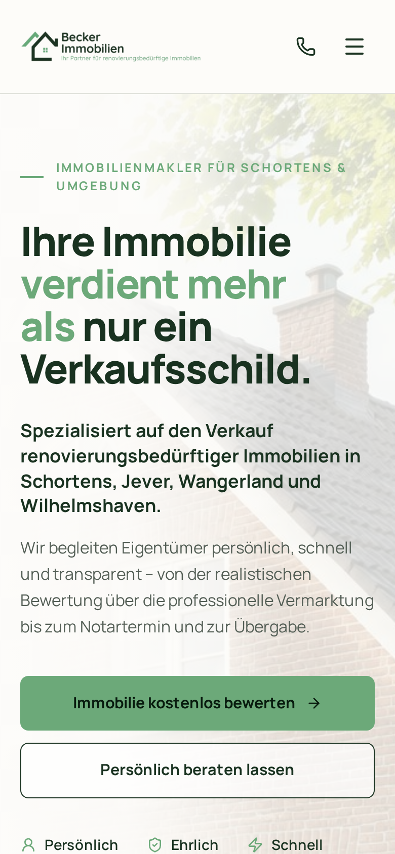 Mobile Ansicht von beckerimmobilien.eu